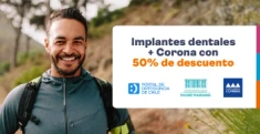 Implantes dentales + Corona 50% OFF