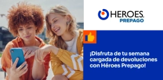 Descuentos cada día junto a Héroes Prepago